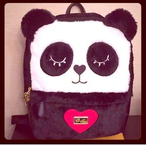 😆HP🙃 🐼Betsey Johnson Panda Bear Backpack🐼